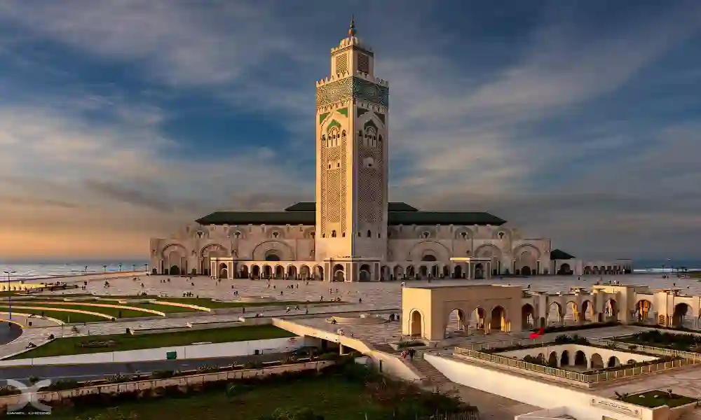 Hassan II mosque during a 10-day Morocco itinerary from Casablanca