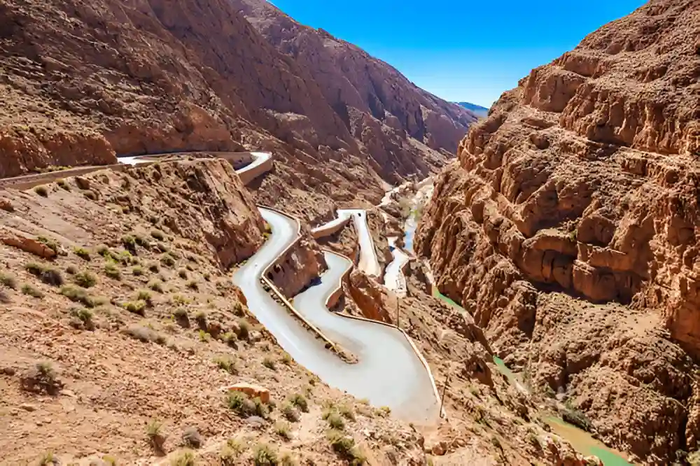 Dades Valley scenery on a 4-day Marrakech to Merzouga desert tour