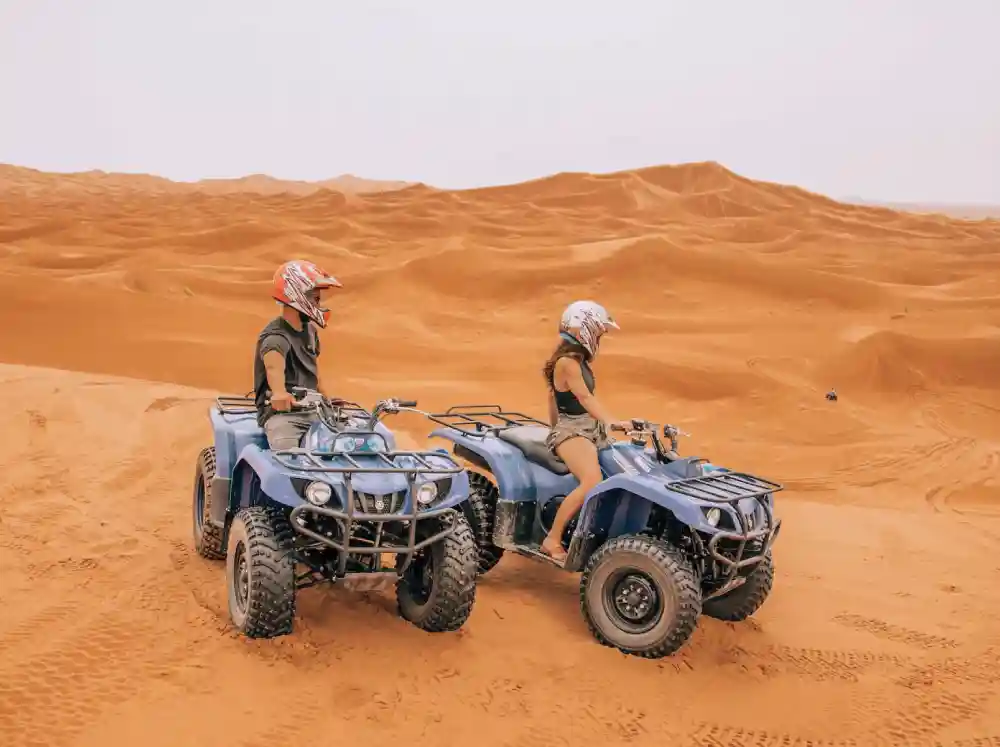 Quad biking in the dunes on a 5-day desert tour from Casablanca