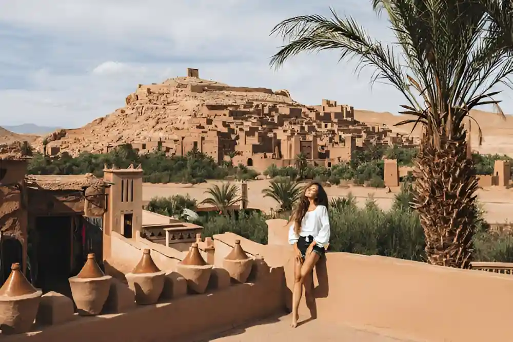 Ait Ben haddou kasbah during a 5-day Marrakech to Chefchaouen desert tour
