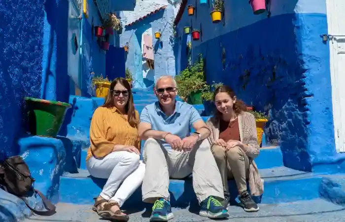 Family exploring Morocco on a 7-day private family tour