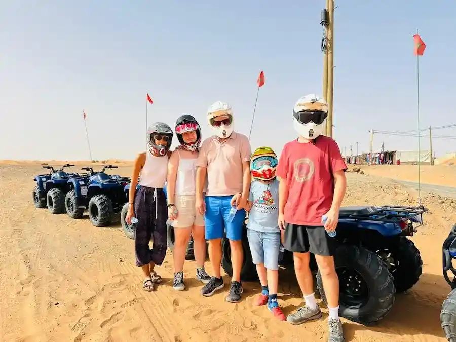 Family enjoying a tailor-made private holiday in Morocco